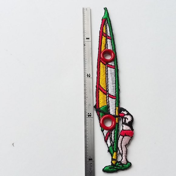 4/$20 Wind Surfer surfer tropical roller skate shoelace patch shoe charm - Picture 5 of 8